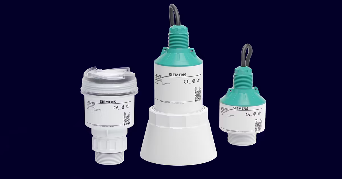SITRANS LR100 80 GHz radar level measurement transmitters